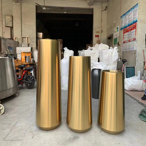 Décorations <span class=keywords><strong>de</strong></span> Noël les plus populaires pot <span class=keywords><strong>de</strong></span> plantes d'arbre/pot <span class=keywords><strong>de</strong></span> fleur en acier inoxydable/grand vase <span class=keywords><strong>de</strong></span> fleurs pour la décoration intérieure - Product Image 2