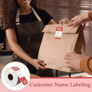 Etiquetas Autoadhesivas Rectangulares de Papel a Prueba de Manipulación, Personalizadas ODM, Anti-Falsificación para Embalaje Logístico - Product Image 3