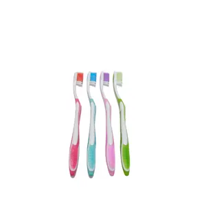 Oem/odm Colorful Toothbrush Multi-direction Soft Bristles Toothbrush Tongue Massage Adult Toothbrush
