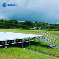 Aluminio de alta calidad 6061-T6 Plataforma de escenario Evento al aire libre Escenario Durable Concierto Led Sonido Podio Escenario plegable