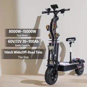 72v 40ah Lithium batterie 8000w Mobilität Erwachsene 60v Escooter 15000w Faltbarer E-Scooter