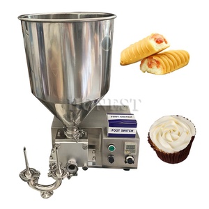 Automatic Bun Puff Bread Croissant Filling Injecting Cream Making <strong>Machine</strong> / <strong>Hotdog</strong> and Hamburger Bread Cream Filling <strong>Machine</strong> - Product Image 3