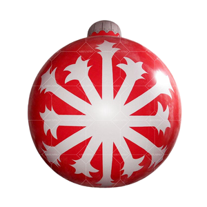 Bâtons de marche de gonflage de Noël et ballons du père Noël fournitures de fête à motif de rayures et jouets gonflables de festival - Product Image 6