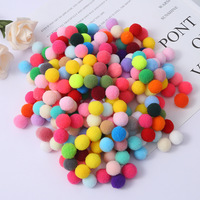 1000 pièces de mini pompons doux et moelleux de 1,5 cm, très élastiques, 15 mm, accessoires pour cheveux d'enfants, jouets, décoration, bricolage, couture, artisanat