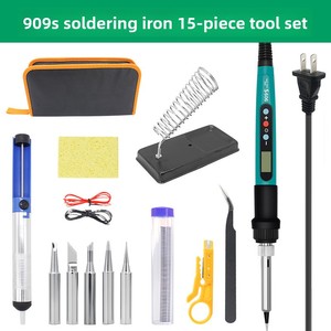 Kit di Saldatura Elettrica Transfrontaliero con Display Digitale, Saldatore a Penna ad Alta Potenza 80W per Riparazioni Domestiche, Standard UE, Modello 909S - Product Image 6