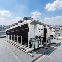 Refroidisseur extérieur personnalisé en forme de V, 6KW 9KW 12KW 16.5KW 22.5KW 30KW, radiateur de refroidissement liquide Vltherm 380V-480V, économie d'énergie