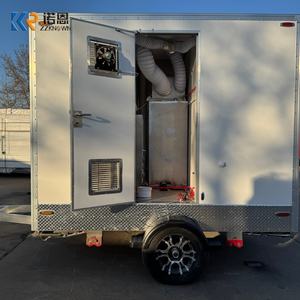 <span class=keywords><strong>Prix</strong></span> d'usine, petite taille, remorque de toilettes mobiles à 2 postes, salle de bain portable, remorque de toilettes de luxe, remorque de douche, extérieur - Product Image 3