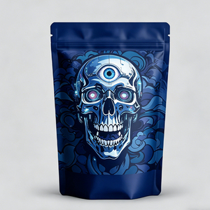 Wholesale Customized Stand Pouch Plastic Bags 3.5g 7g 14g 28g Full-Color Printed Polyester Anti-Odor Heat Seal for Salad Cakes - Product Image 3