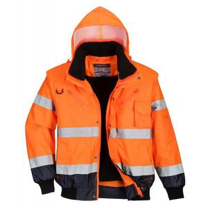 PORTWEST - C465ONR5XL Chaqueta azul marino naranja/azul bicolor de alta visibilidad-EAN 5036108216949 ROPA DE TRABAJO DE LA HI-VIS - Product Image 1