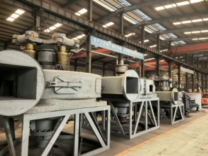 เครื่องบดหินปูนแนวตั้ง UNIQUEMAC ขนาด 80-200 เมช พร้อมมอเตอร์ AC แบริ่งและเกียร์สำหรับอุตสาหกรรมเหมืองแร่ กำลังการผลิต 4-15 ตัน/ชม. - Product Image 6