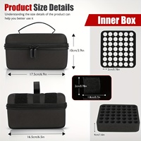 Boîte de rangement pour munitions de calibre 56, compatible avec les calibres 12GA, 20GA, 16GA, 10GA, 8GA, boîte de rangement pour cartouches, pochette pour munitions de 9 mm