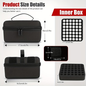 Caja de Almacenamiento de Munición Redonda para 56 Cartuchos, Compatible con Calibres 12GA, 20GA, 16GA, 10GA, 8GA, Funda para Cartuchos, Bolsa para Munición de 9mm - Product Image 5