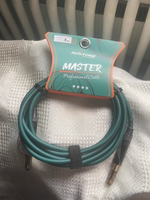 كابل آلات موسيقية احترافي ROXTONE MGJJ170 بطول 9 متر، 20AWG، سلك توصيل للجيتار بغلاف PVC، موصل محول بتصنيف 12 فولت