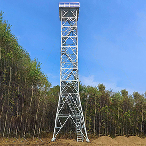 <span class=keywords><strong>Tour</strong></span> de surveillance en structure acier galvanisé à chaud, taille personnalisée pour la protection et la défense - Product Image 3