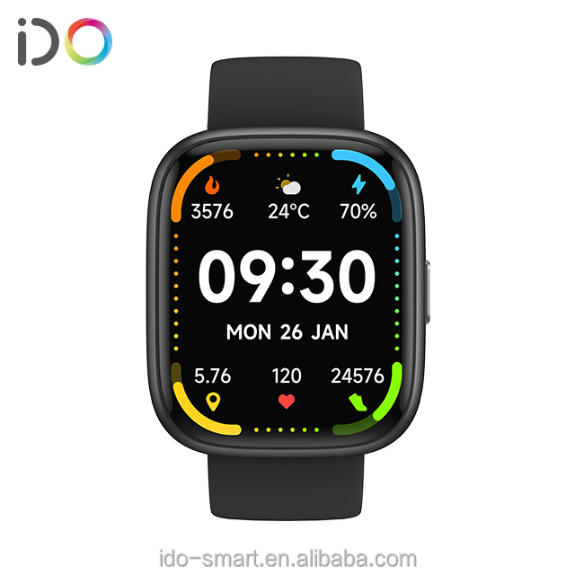 New 1.83"HD Premium Fashion Smart Watch Health tracker Multi-sport BT Call IP68 Waterproof Long-lasting Battery for IOS Android