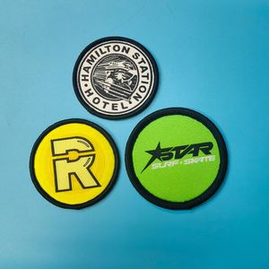 Patchs en tissu 3D tissé thermocollants avec logo personnalisé pour vêtements et sacs – Broderie DIY de haute qualité - Product Image 3
