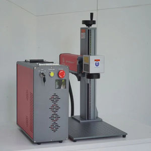 Machine de marquage laser à fibre Galvo Mopa CNC portable 20W-100W pour usage domestique, refroidissement par air, sur table, avec prise en charge DXF/PLT/BMP - Product Image 1