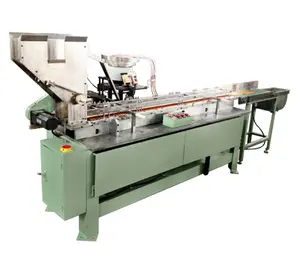 Made in China Automatic Pencil Making machine 3 Ups Ferrule Eraser Tipping Machine for pencil manufacturer