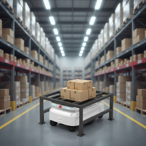 Robot de manutention intelligent 150 kg haute capacité pour la logistique d'usine et l'entrepôt, AGV AMR avec navigation sans rail - Product Image 1