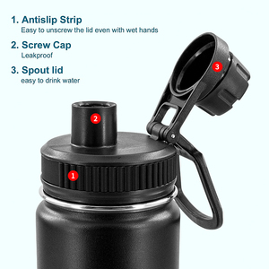 For Double Wall 32Oz Wide Mouth Sports Vacuum Flask <b>Insulated</b> Stainless Steel Eco-Friendly Water <b>Bottle</b> 12-24hrs Thermal - Product Image 4