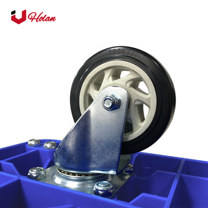 Uholan B1-200 औद्योगिक Foldable प्लास्टिक मंच हाथ ट्रक ट्राली गाड़ी क्षमता 400KG - Product Image 5