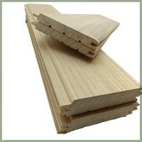 Sala de sauna profesional Tablero de pared de madera 3D Panel de silla que hace de Paulownia Tablero de madera maciza Interior Exterior
