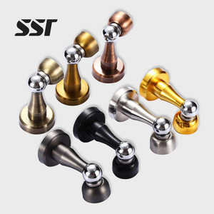 Tope Magnético de Acero Inoxidable para Puertas Correderas, Montaje en Suelo, Protector de Pared de Alta Resistencia para Baños, Entradas y Uso en Hoteles - Product Image 1