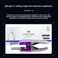 Máquina de Extensiones de Cabello Metálicas de Tercera Generación con Extensiones de Plumas y Clips Rápidos para Uso Comercial, Directo de Fábrica Original