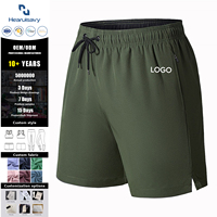 Shorts pour hommes à séchage rapide, respirants, anti-plis, amples, grande taille, sport décontracté, en Spandex/Polyester, taille élastique