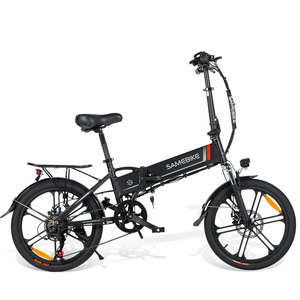 Vélo électrique urbain SAMEBIKE vert, cadre en alliage d'aluminium 20 pouces, assistance au pédalage 10Ah, moteur arrière sans balais 350W, batterie au lithium - Product Image 1