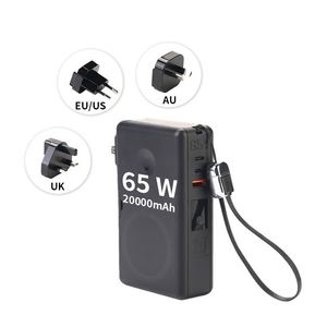 2025 Wireless Power Bank Multi Function Magnetic 20000mah 65W Fast Charging Powerbank with Wall Plug in - Product Image 2