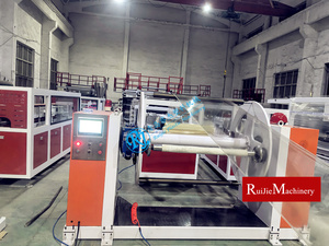 Machine de production de feuilles transparentes en plastique PVC PET WPC ABS/PP/TPU/PC/PMMA Haute productivité Roulement et moteur - Product Image 6