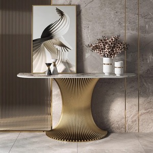 Table <span class=keywords><strong>console</strong></span> simple, moderne et luxueuse, <span class=keywords><strong>meuble</strong></span> de villa de <span class=keywords><strong>petite</strong></span> taille avec porte, porche, armoire, vue en bout - Product Image 3