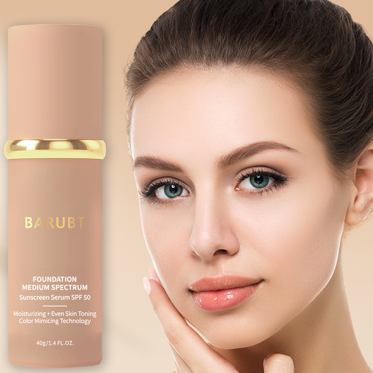 BARUBT SPF50 + крем для защиты от солнца, 40 г