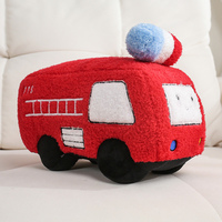 Jouets en peluche de voitures, chars, camions de pompiers et avions – Cadeaux amusants pour enfants – Personnalisation disponible en gros