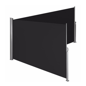 HUGELEAF Waterproof <b>Shade</b> Wind Manual Double Side Privacy Screen Removable Outdoor Retractable Awning with UV-Fighting - Product Image 1