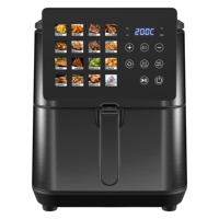 Friteuse à air numérique intelligente 9L en acier inoxydable, double tube chauffant, sans huile, prix avantageux, vente chaude, directement de l'usine, personnalisable