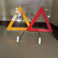 Triangle de sécurité routière, triangle réfléchissant pour voiture, panneau d'avertissement pliable, triangle de signalisation