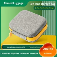 Étui de rangement portable pour objectif d'appareil photo, fabriqué sur mesure par une usine OEM, en EVA rigide multicouche, étanche, résistant à la pression et aux chocs