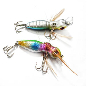 Señuelo de Pesca Alpha 4.5cm 3.4g, Libélula Biónica, Señuelo Flotante de Superficie, <span class=keywords><strong>Cebo</strong></span> Duro para Lubina y Trucha - Product Image 4
