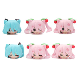 Figurine HESPER Mini <span class=keywords><strong>Sakura</strong></span> Snow Miku couchée, Figura PVC Anime, Jouets Gachapon en boîte surprise - Product Image 2