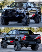 Jantes tout-terrain concaves profondes 20x10 22x12 5x127 5x139.7 6x135 6x139.7 à déport négatif pour F150 Silverado Sierra RAM Tundra