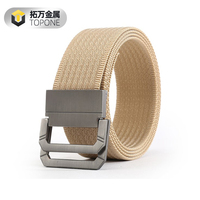 Ceinture tactique en nylon Topone Faddish Equipment avec boucle à double boucle en alliage, épaisseur 3,8 cm/1,5 pouce, logo personnalisé pour hommes