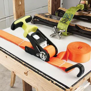 Sangle à cliquet en gros, sangle d'arrimage, ceinture à cliquet GS Zurrgurte 5m 1 pouce/25mm personnalisée - Product Image 2