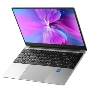 高品质15.6英寸顶部8GB RAM 512GB WIN 10 Computadoras Porttiles带背光键盘银色电脑