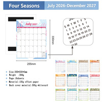 Calendrier GemFully 2027, fournitures de sorcellerie, calendrier magnétique pour réfrigérateur, calendrier esthétique