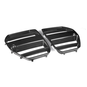 Parrilla Delantera de Fibra de Carbono Real para G80 G81 M3 G82 G83 M4 2021, Compatible con XDrive Competition - Product Image 3