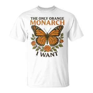 Camiseta vintage con estampado de mariposa The Only Orange Monarch I Want Butterfly - Product Image 1