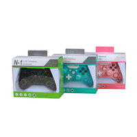 Manette sans fil TGZ XBOXONEN-1 2.4G pour PC/P3/ One avec boutons programmables, boutons tactiles, boîte couleur et double vibration