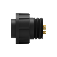 Connecteur Électrique Moulé 5A Taille C 9 Broches, Capteur de Pression Faisceau de Câbles Mâle/Femelle 250V IP67 Usage Industriel 10m Ohm Max